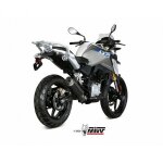 Silencieux mivv gp pro acier noir / casquette inox bmw g310gs