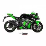 Silencieux mivv gp - pro steel black / casquette inox pour kawasaki zx - 10r