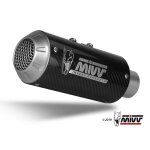 Silencieux mivv mk3 carbone / casquette inox bmw s1000rr
