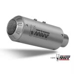 Silencieux mivv mk3 inox bross / casquette inox pour yamaha mt - 10