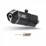 Silencieux mivv speed edge inox bross noir / casquette carbone pour bmw r1200 ninet