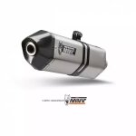Silencieux mivv speed edge inox / casquette carbone pour suzuki dl1000 v - strom
