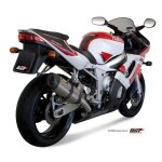 Silencieux mivv suono inox / casquette carbone pour yamaha yzf - r6 mvy003l7