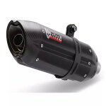 Silencieux mivv suono inox noir / casquette carbone pour bmw r1200r