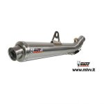 Silencieux mivv x - cone inox bross pour honda cb600f hornet mvh020lc3