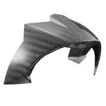 Spoiler arrire ls2 ff805 carbon gloss fim argent