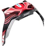 Spoiler arrire shoei x - spirit 3 aerodyne tc - 1 rouge