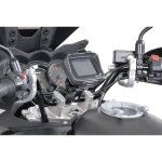 Support gps sw - motech antichoc pour guidon diamtre 28mm gris