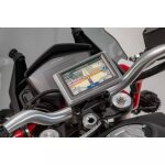 Support gps sw - motech pour guidon moto guzzi v85 tt (2019 - 2022) noir