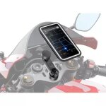Support smartphone shapeheart stem boost magntique demi - guidon + pochette