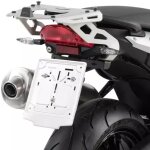 Support top case aluminium givi bmw f800r