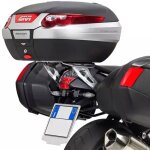 Support top case aluminium givi bmw k1200r / k1300r