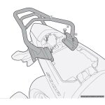 Support top case kappa kr1119 pour honda cb 500 f / r