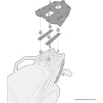 Support top case kappa kra3112 en aluminium pour suzuki dl 650 / 1000 v - strom Support top case kappa kra3112 en aluminium pour suzuki dl 650 / 1000 v - strom