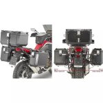 Supports valises latrales givi obk honda crf1100 af