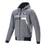 Sweat alpinestars chrome ignition gris blanc Sweat alpinestars chrome ignition gris blanc
