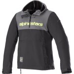 Sweat alpinestars sherpa noir gris jaune fluo