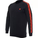 Sweat dainese stripes noir rouge