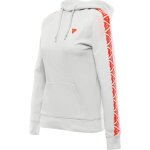 Sweat femme dainese stripes lady blanc orange