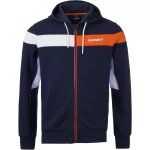 Sweat zippé kenny racing meta bleu blanc orange Sweat zippé kenny racing meta bleu blanc orange