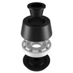 Tampon de protection lightech noir triumph speed triple 1050