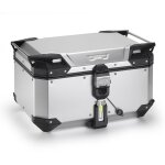 Top case givi trekker outback evo smart monokey 58l alu anodis - sans serrure