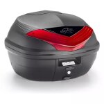 Top case kappa k355n2 35l noir rflecteur rouge