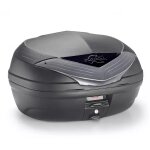 Top case kappa k466nt2 urban 46l noir catadioptres fums
