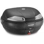 Top case kappa k53 53l noir gaufr� catadioptres transparents