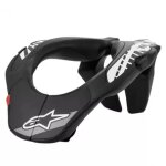 Tour de nuque enfant alpinestars neck support noir blanc
