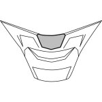 Ventilation de bouche arai mx - v bogle casque off road bleu