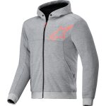 Veste alpinestars chrome v2 sport gris rouge fluo