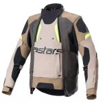 Veste alpinestars halo drystar kaki sable jaune fluo Veste alpinestars halo drystar kaki sable jaune fluo