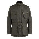 Veste belstaff trialmaster pro wax vert olive Veste belstaff trialmaster pro wax vert olive