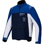 Veste cross alpinestars lite - dura softshell navy brillant bleu blanc
