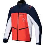 Veste cross alpinestars lite - dura softshell navy hot orange blanc