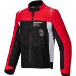 Veste cross alpinestars pro - dura noir brillant rouge blanc