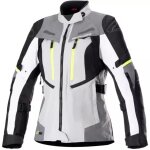Veste femme alpinestars stella bogota pro drystar gris jaune fluo