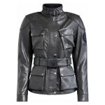 Veste femme belstaff trialmaster pro lady noir