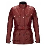 Veste femme belstaff trialmaster pro lady wax rouge