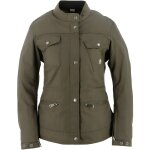Veste femme helstons mohave canvas kaki