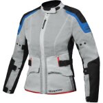 Veste femme ixon m - njord l gris clair bleu rouge vif