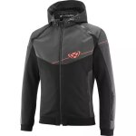 Veste ixon section noir anthracite rouge fluo Veste ixon section noir anthracite rouge fluo