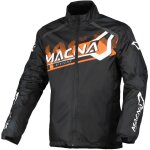 Veste de pluie macna rainossi noir blanc orange
