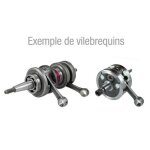 Vilebrequin complet renforc jasil kymco agility, baotian moteur gy6 4tps, 22dents
