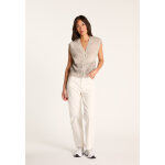 Gilet � manches courtes en laine m�lang�e - octavia