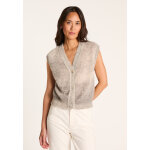 Gilet  manches courtes en laine mlange - octavia
