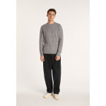 Pull en cachemire en jeu de maille quadrillé - alexis Pull en cachemire en jeu de maille quadrillé - alexis