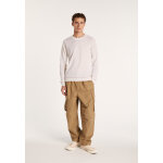Pull col rond bicolore en cachemire light - percy