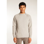 Pull col rond zip paule en cachemire mlang - tiam
